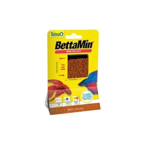 Tetra betta 1.5oz floating mini pellets fish food