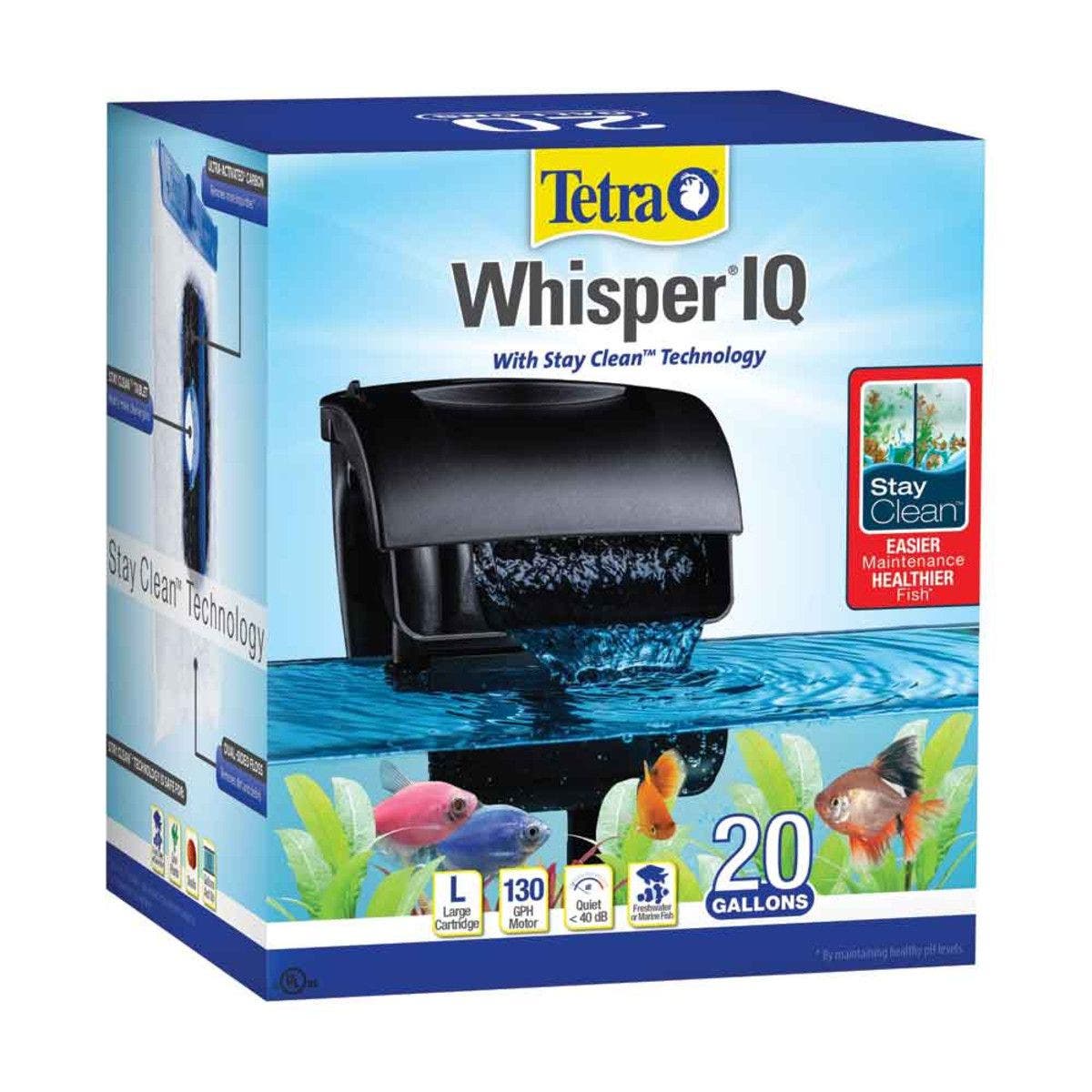 Tetra whisper IQ filter 20 fish