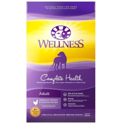 Wellness 30lb fish chicken dog food