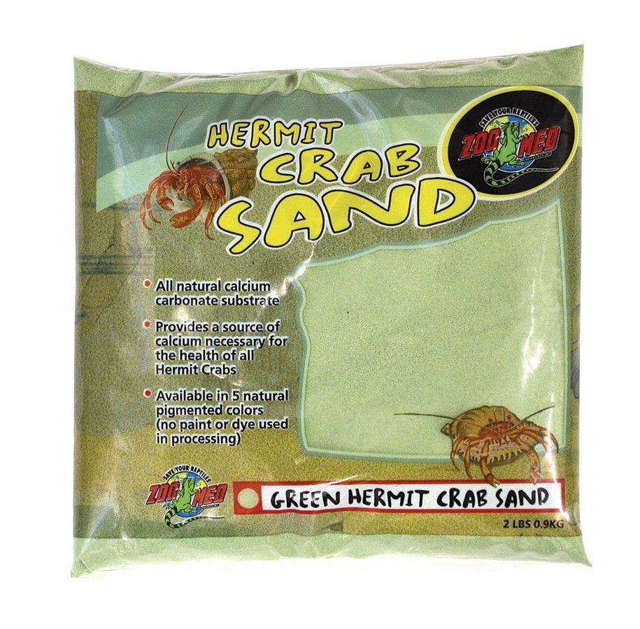 Zoomed Hermit Crab Sand 2lb - Green