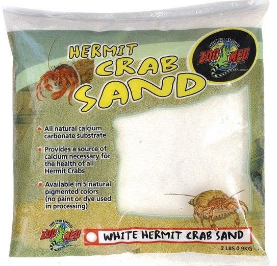Zoomed Hermit Crab Sand 2lb - White