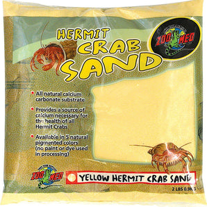 Zoomed Hermit Crab Sand 2lb - Yellow