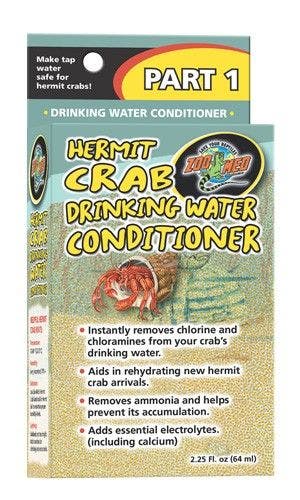 Zoomed Hermit Crab Drink Water Conditioner