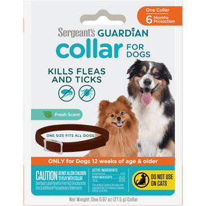 Sergeant's GUARDIAN Flea & Tick Collar for Dogs - Fresh Scent