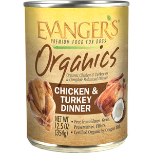 Evangers Organic Chicken & Turkey Dinner 12.5oz