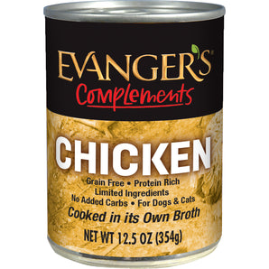 Evangers Complements Grain Free Chicken for Dogs & Cats 12.5oz