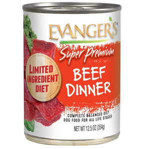 Evangers Super Premium Beef Dinner for Dogs 12.5oz