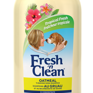 PetAG Fresh 'N Clean Oatmeal 'N Baking Soda Shampoo 32oz Tropical Breeze
