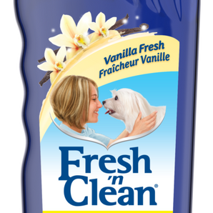 PetAG Fresh 'N Clean Whitening Snowy-Coat Shampoo 18oz Vanilla Scented