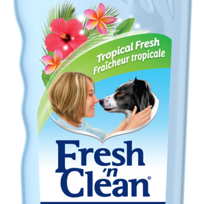 PetAg Fresh 'N Clean 2-N-1 Oatmeal Conditioning Dog Shampoo- Tropical Scent 18oz