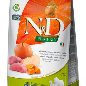 Farmina N&D Dog Pumpkin 26.4lb Adult Medium & Maxi Boar and Apple