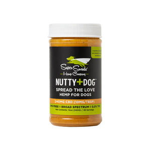 Super Snouts Nutty Dog CBD Spread 12oz Peanut Butter Flavored