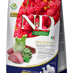 Farmina N&D Dogs Quinoa Digestion Lamb 5.5lb