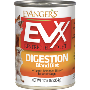Evangers EVX Restricted Diet: Digestion Bland Diet for Dogs 12.5oz
