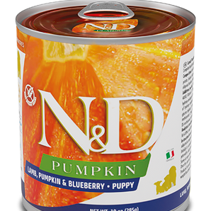 Farmina N&D Pumpkin Canine Lamb, Pumpkin and Blueberry Puppy Food 10oz