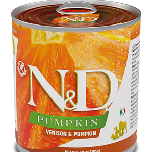 Farmina N&D Pumpkin Canine Venison and Pumpkin Adult Dog Food 10oz