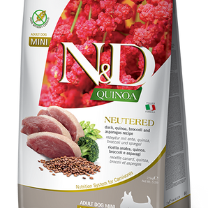 Farmina N&D Quinoa Dog Neutered Adult Medium/Maxi 26.4lb Duck