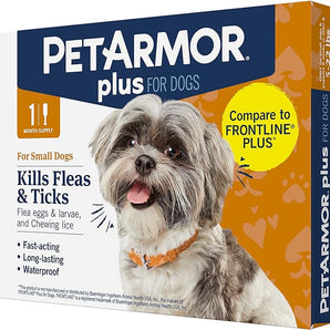 PetArmor Plus Flea & Tick Topical for Dogs 5-22lbs