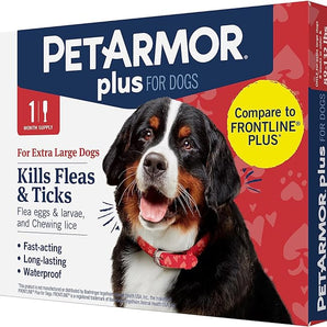 PetArmor Plus Flea & Tick Topical for Dogs 89-132lbs