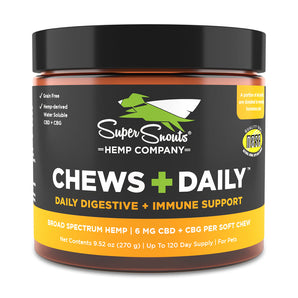 Super Snouts Chews Daily: Daily Digestive + Immune Health Support Soft Chews 60ct