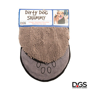 Dog Gone Smart Dirty Dog Shammy - Grey