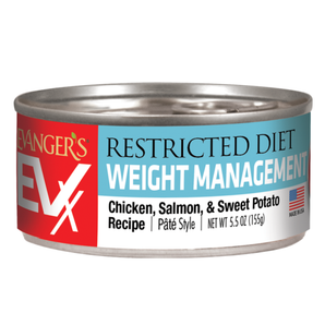 Evangers EVX Restricted: Weight Management Chicken Salmon & Sweet Potato Cat Food 5.5oz
