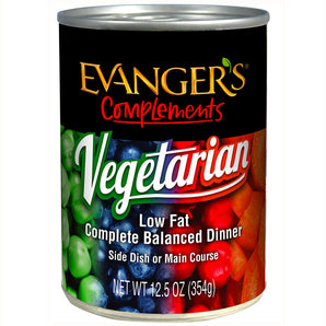 Evangers Complements Grain Free All Fresh Vegetarian Dinner for Cats 12.5oz