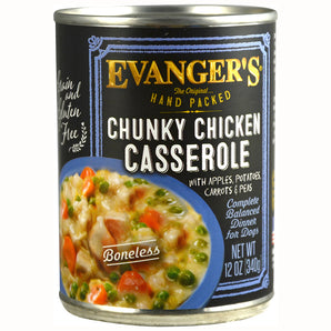 Evangers Chunky Chicken Casserole Dinner for Dogs 12oz