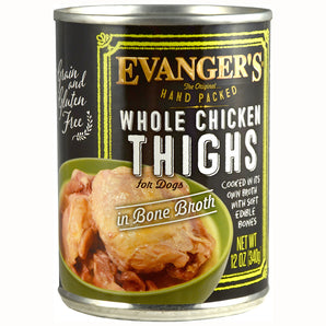 Evangers Whole Chicken Thighs Dinner for Dogs 12oz