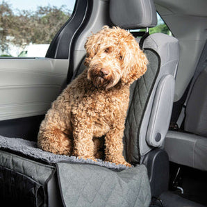 Dog Gone Smart Dirty Dog Single Car Seat Cover- Grey