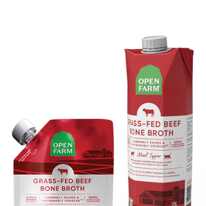 Open Farm Grass-Fed Beef Bone Broth for Dogs 32oz