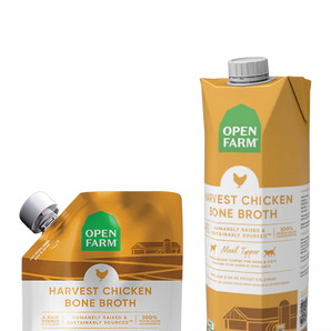 Open Farm Harvest Chicken Bone Broth for Dogs 32oz