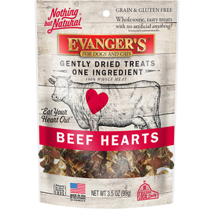 Evangers Nothing But Natural Gently Dried Beef Heart Treats 3.5oz