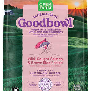 Open Farm Goodbowl Wild-Caught Salmon & Brown Rice Recipe for Cats 7lb