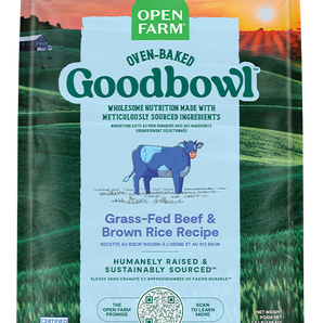 Open Farm Goodbowl Grass-Fed Beef & Brown Rice Recipe for Dogs 3.5lb