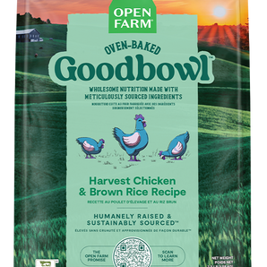 Open Farm Goodbowl Harvest Chicken & Brown Rice Recipe for Dogs 3.5lb