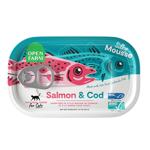 Open Farm Salmon & Cod Topper for Cats 3.17oz