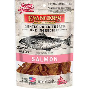 Evangers Nothing But Natural Gently Dried Salmon Treats 4.6oz
