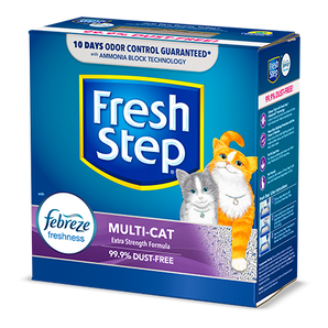 Fresh Step Multi-Cat Scented Cat Litter 25lb