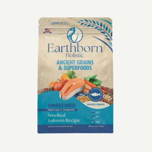 Earthborn Holistic Ancient Grains and Superfoods Unrefined Smoked Salmon Dog Food 25lb