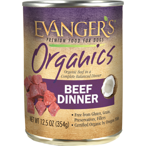 Evangers Organic Beef Dinner for Dogs 12.5oz