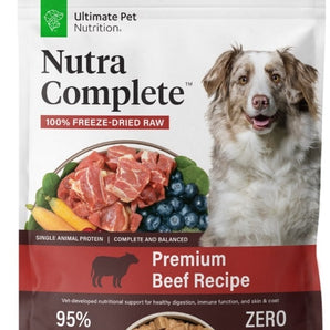 Nutra Complete Freeze-Dried Raw Premium Beef Recipe for Dogs 5oz