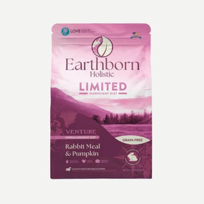 Earthborn Holistic Limited Ingredient Diet Venture Rabbit Meal and Pumpkin Dog Food 25lb