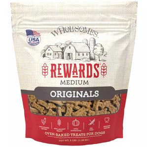 Wholesomes Rewards Medium Originals Dog Treats 20lbs