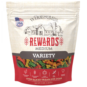 Wholesomes Rewards Medium Variety Dog Treats 20lb