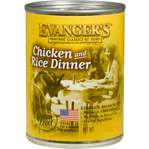 Evangers Heritage Classic Chicken & Rice Dinner for Dogs 20.2oz
