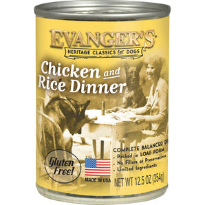 Evangers Heritage Classic Chicken & Rice Dinner for Dogs 12.5oz