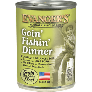 Evangers Heritage Classic Goin' Fishin' Dinner for Cats 12.5oz