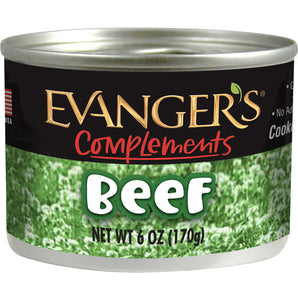 Evangers Complements Grain Free Beef for Dogs & Cats 6oz