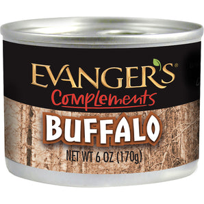 Evangers Complements Grain Free Buffalo Dinner for Dogs & Cats 6oz